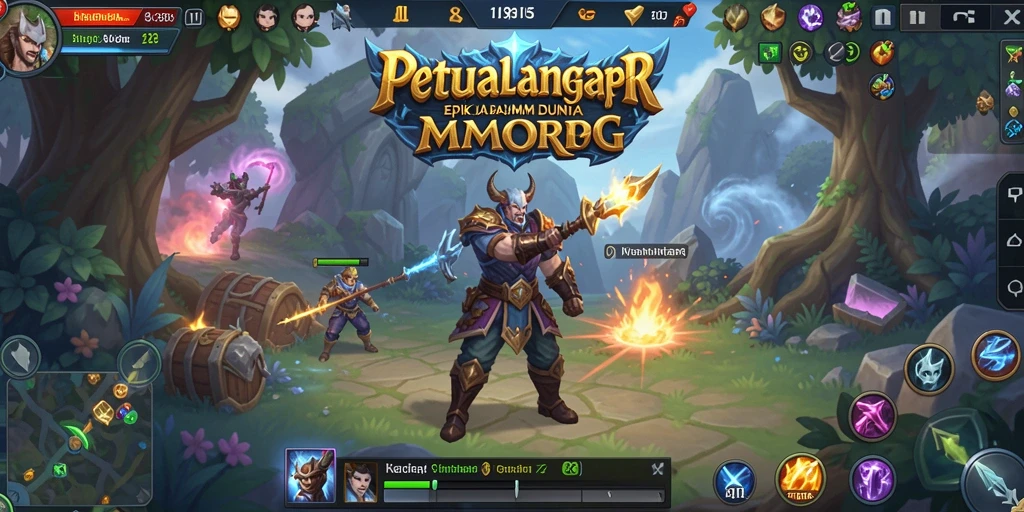 Gameplay seru dalam 8II, dunia MMORPG yang menakjubkan.