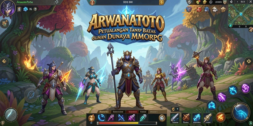 Tampilan gameplay ARWANATOTO yang menarik dan interaktif.