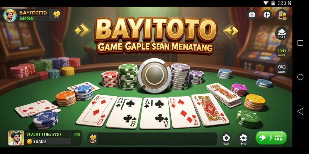 Tampilan menarik dari gameplay Gaple di BAYITOTO.