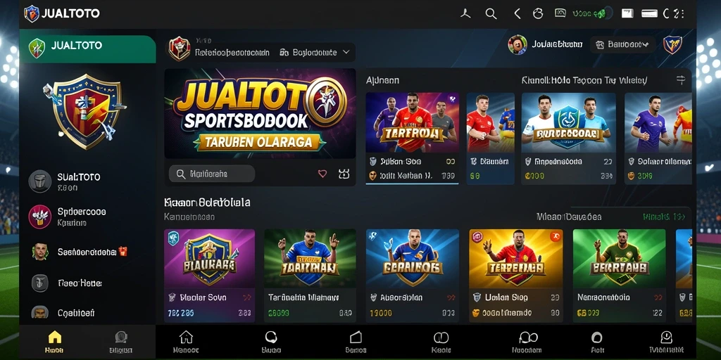Tampilan gameplay menarik dan interaktif dari JUALTOTO.