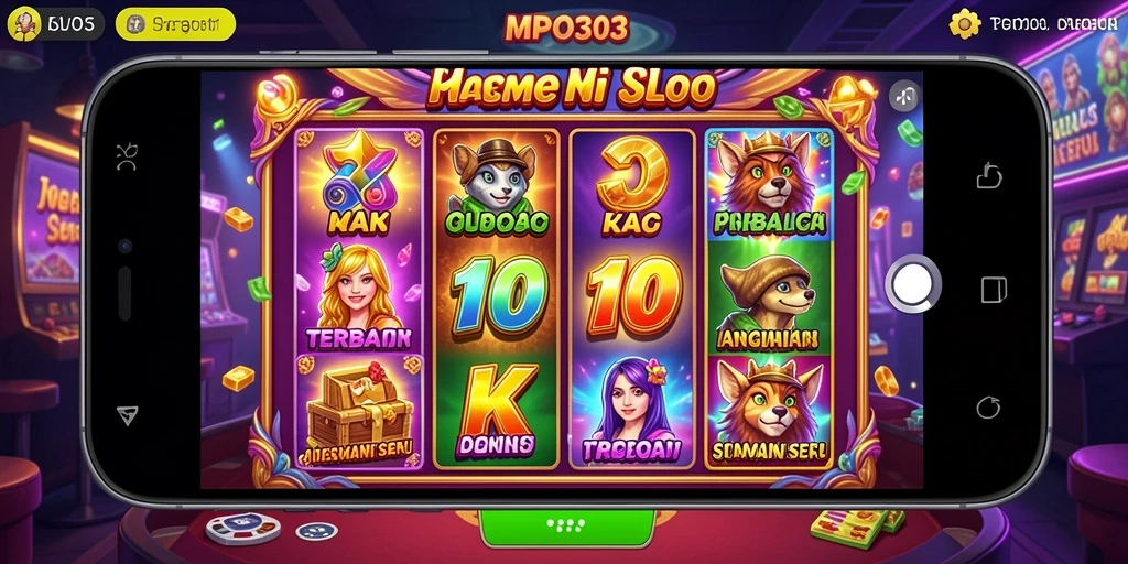 Tampilan gameplay MPO303 dengan beragam tema slot yang menarik.