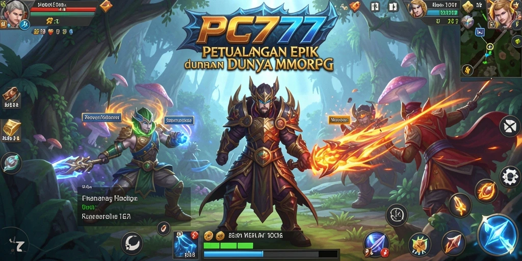 Tampilan gameplay PC777 yang mendebarkan dalam dunia MMORPG.