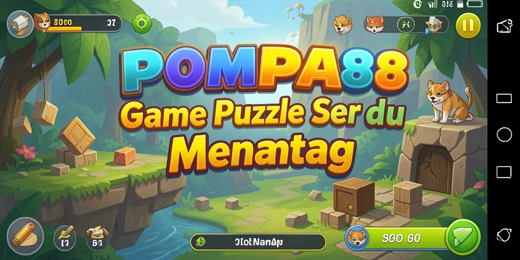 Tampilan gameplay POMPA88 dengan teka-teki yang menarik.