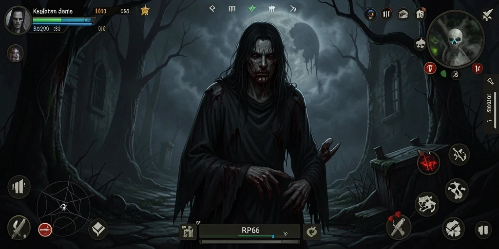Screenshot memperlihatkan suasana mencekam dalam gameplay RP66.