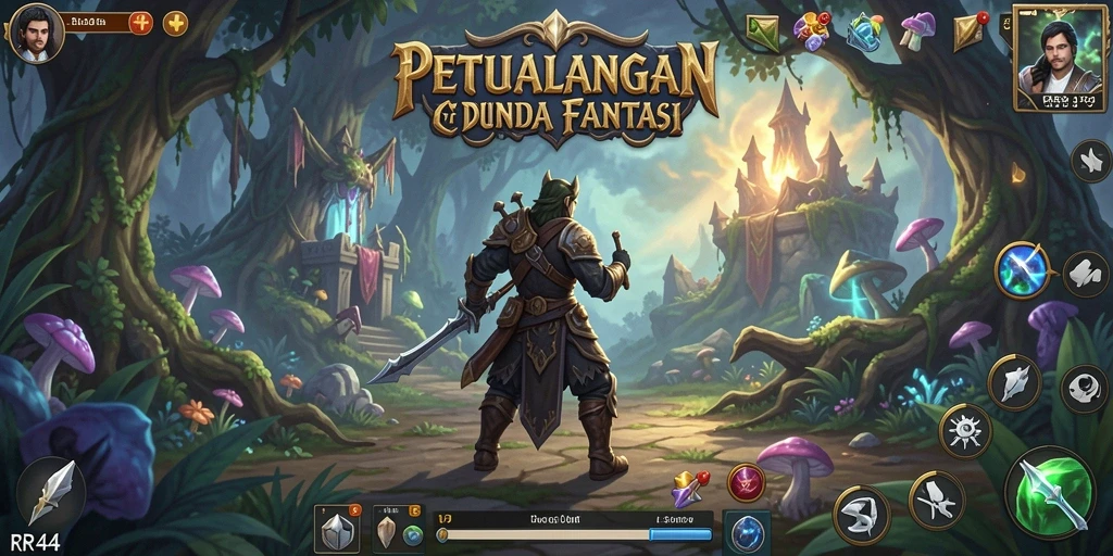 Screenshot dari gameplay seru RR44 dengan pertarungan dramatis.