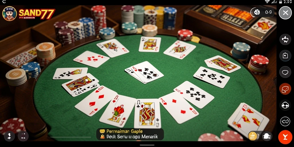 Tampilan gameplay SAND77 yang menarik dan interaktif.
