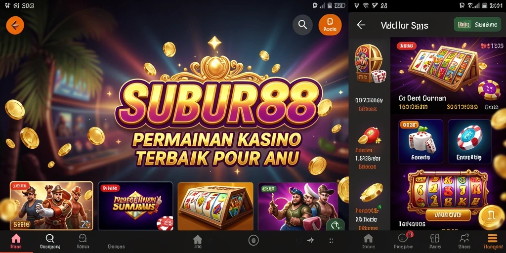 Screenshot gameplay SUBUR88 yang menampilkan aksi seru permainan Kasino.