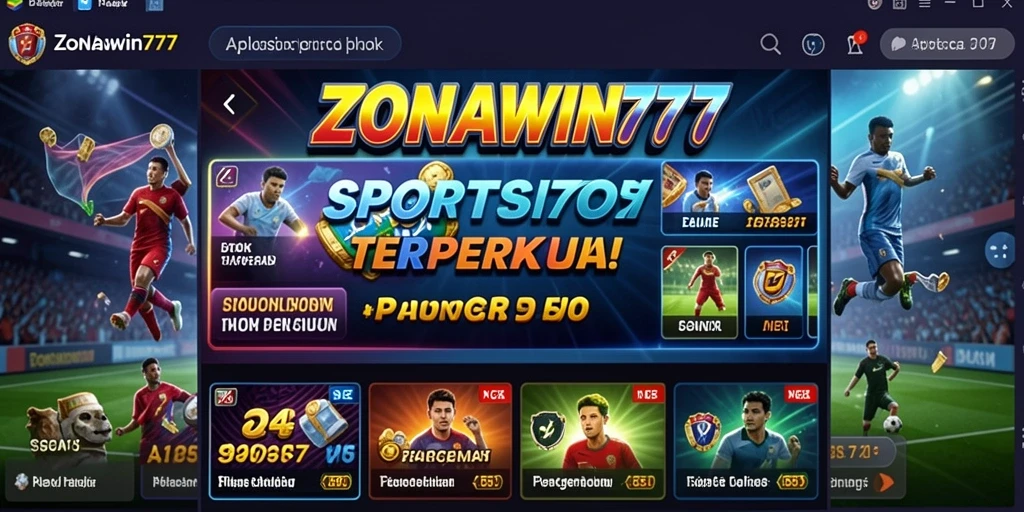 Tampilan menarik ZONAWIN777 saat memasang taruhan olahraga.